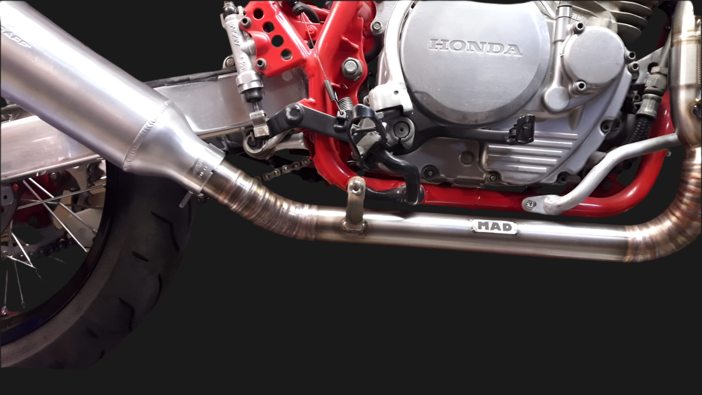 Honda NX / XR / XL Exhaust 'Rollin' Thunder' (ex. VAT) - MAD Exhausts
