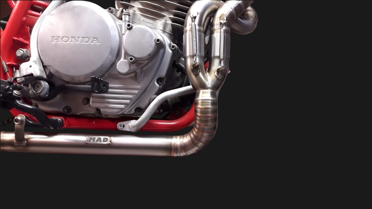 Honda NX / XR / XL Exhaust 'Rollin' Thunder' (ex. VAT) - MAD Exhausts
