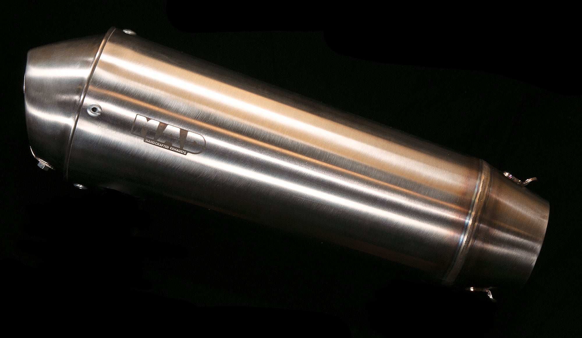 Modern Megaton Stainless steel handmade muffler (ex. VAT) - MAD Exhausts
