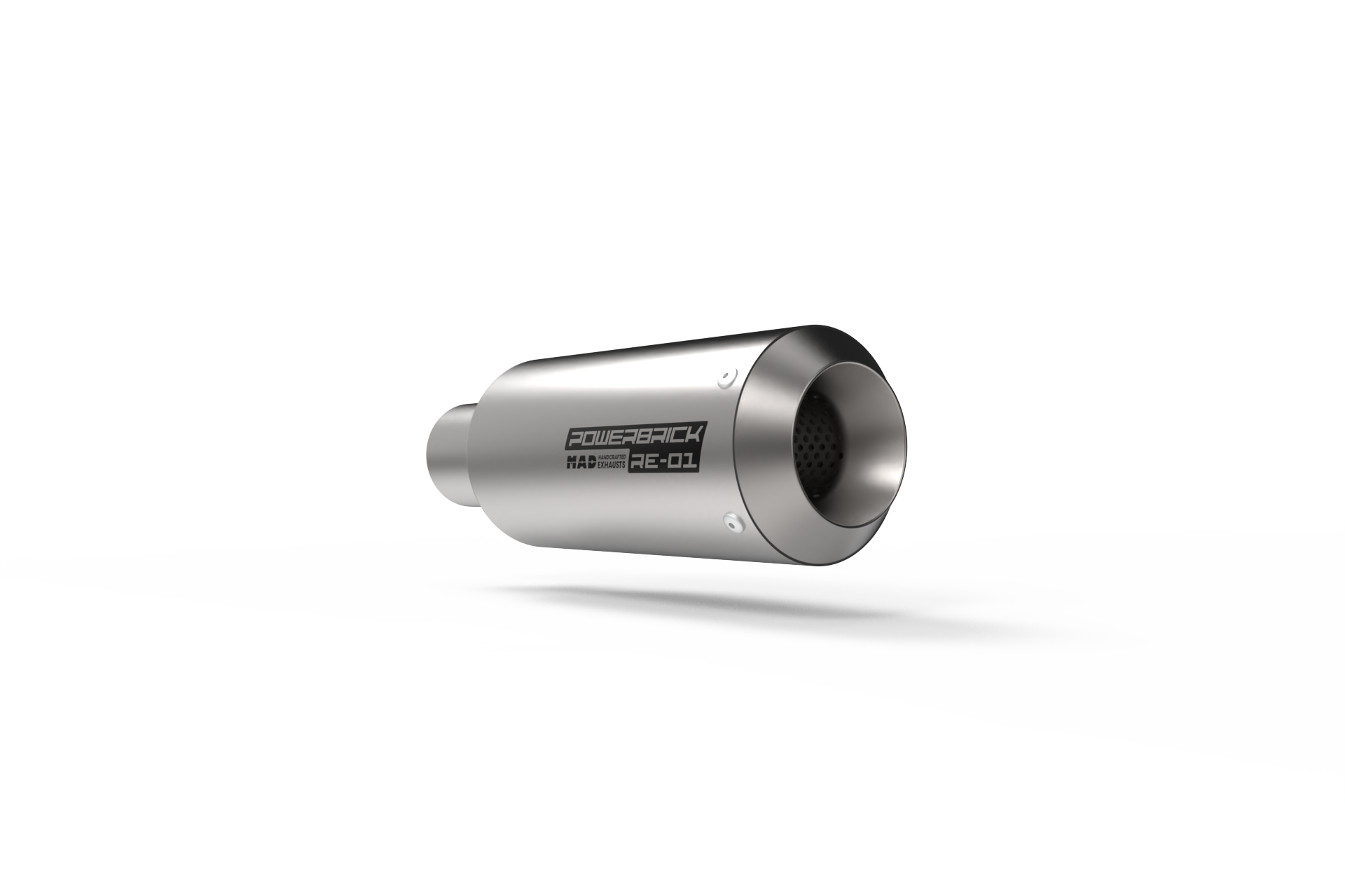 Powerbrick RE-01 High quality muffler - MAD Exhausts
