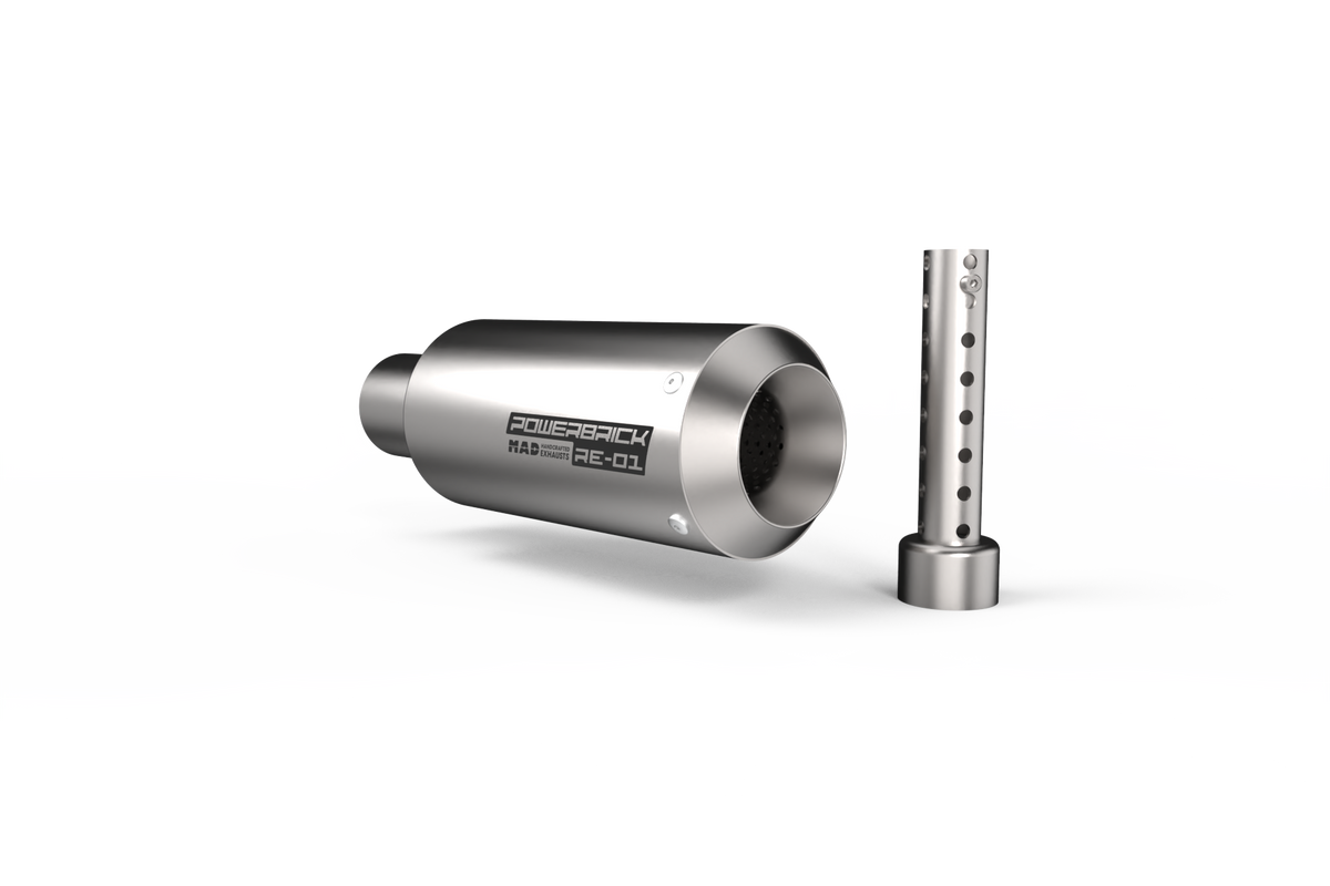 Powerbrick RE-01 High quality muffler | MAD Exhausts