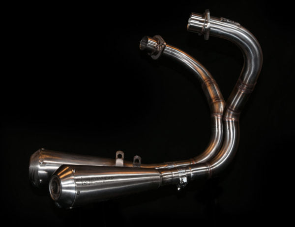 Honda CX GL custom Exhaust 'V for Victory' (ex. VAT) - MAD Exhausts