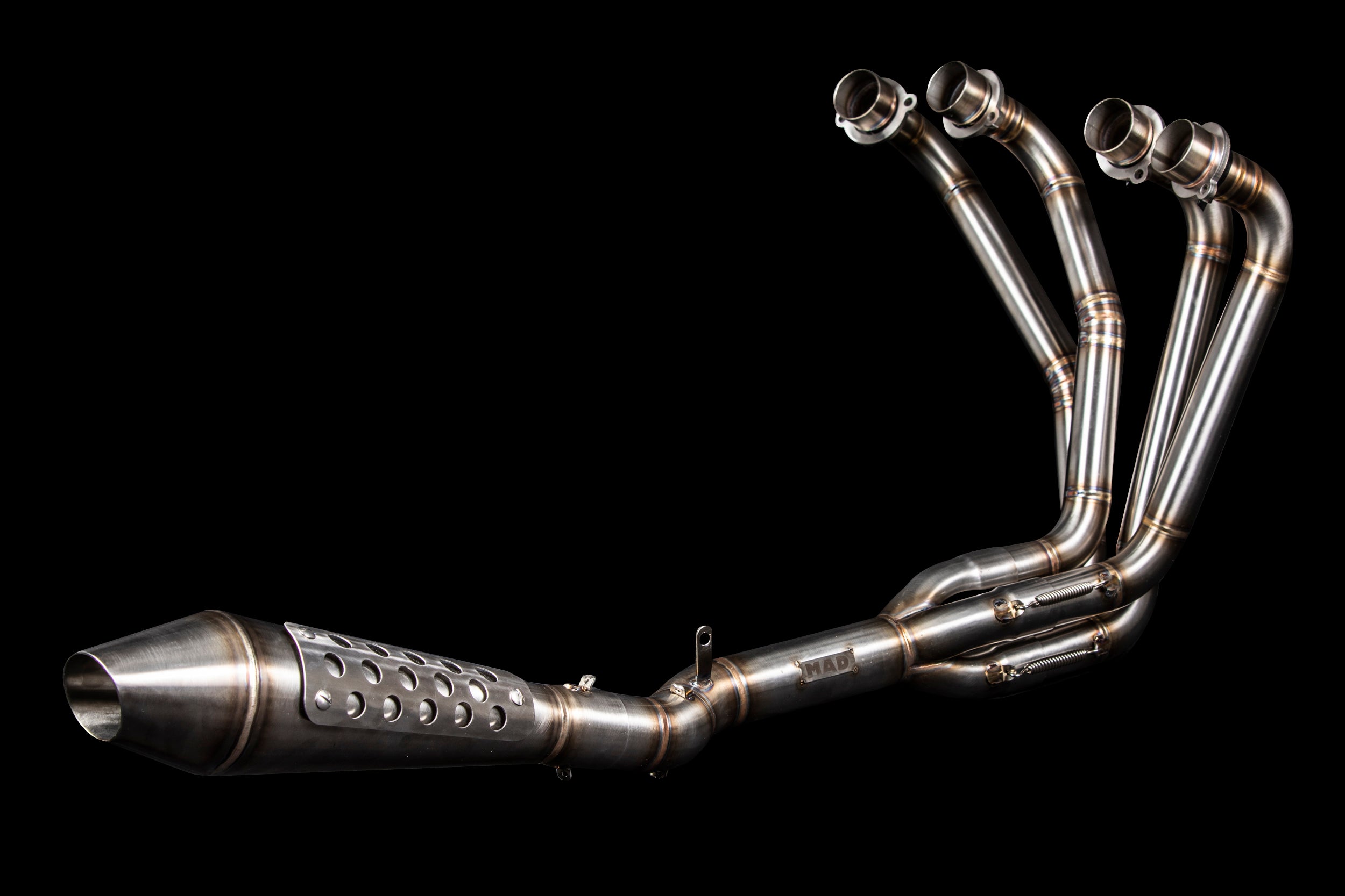 Honda CB550 CB650 CB750 4-in-1 exhaust “The Smooth Criminal” - MAD Exhausts