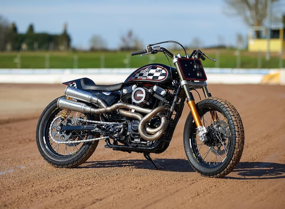 Harley Davidson Sportster Exhaust 'Twisted' (ex. VAT) - MAD Exhausts