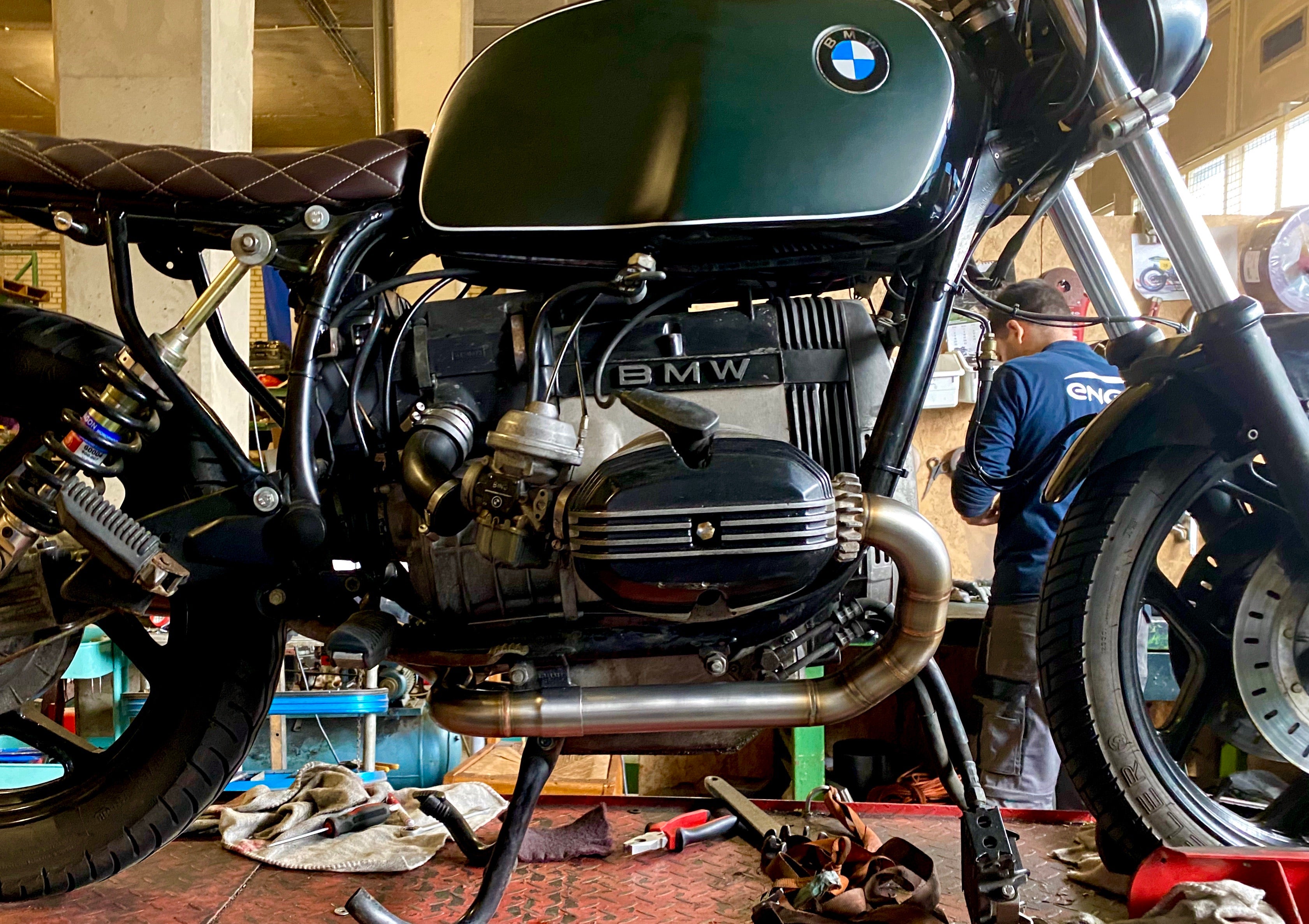 BMW R-series classic exhaust 2-1 (ex. VAT) - MAD Exhausts