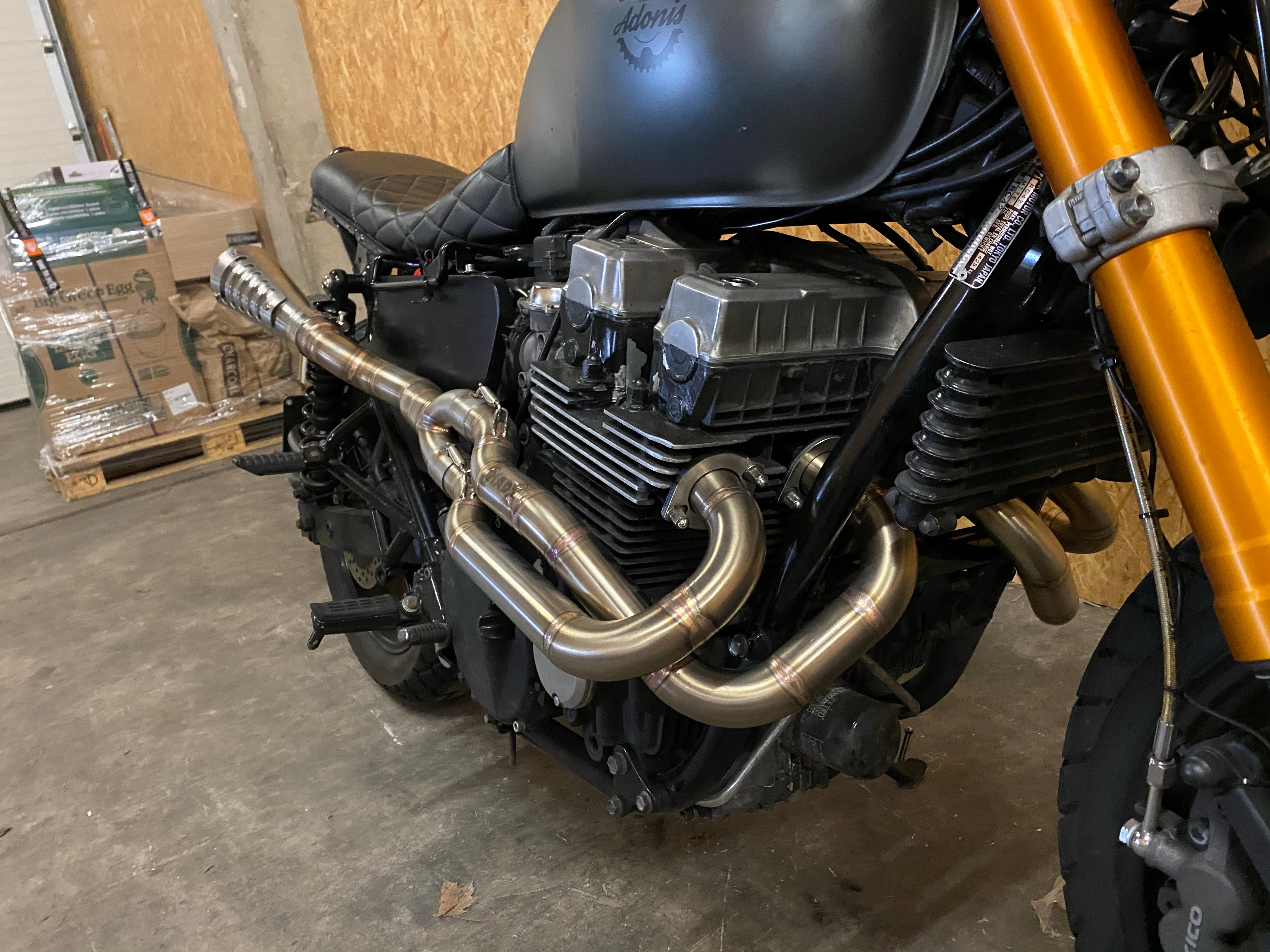 Honda CB750 Exhaust 'The sidewinder' (ex. VAT) - MAD Exhausts