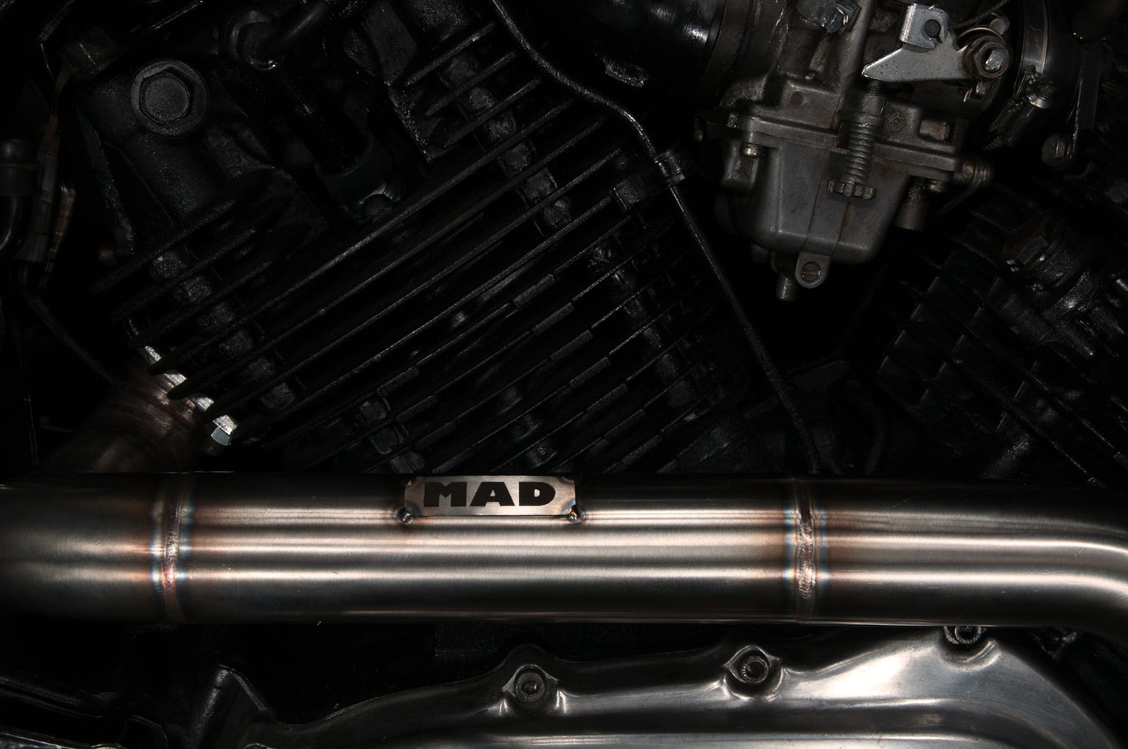 Yamaha XV and TR1 SLASHCUT exhaust (ex. VAT) - MAD Exhausts