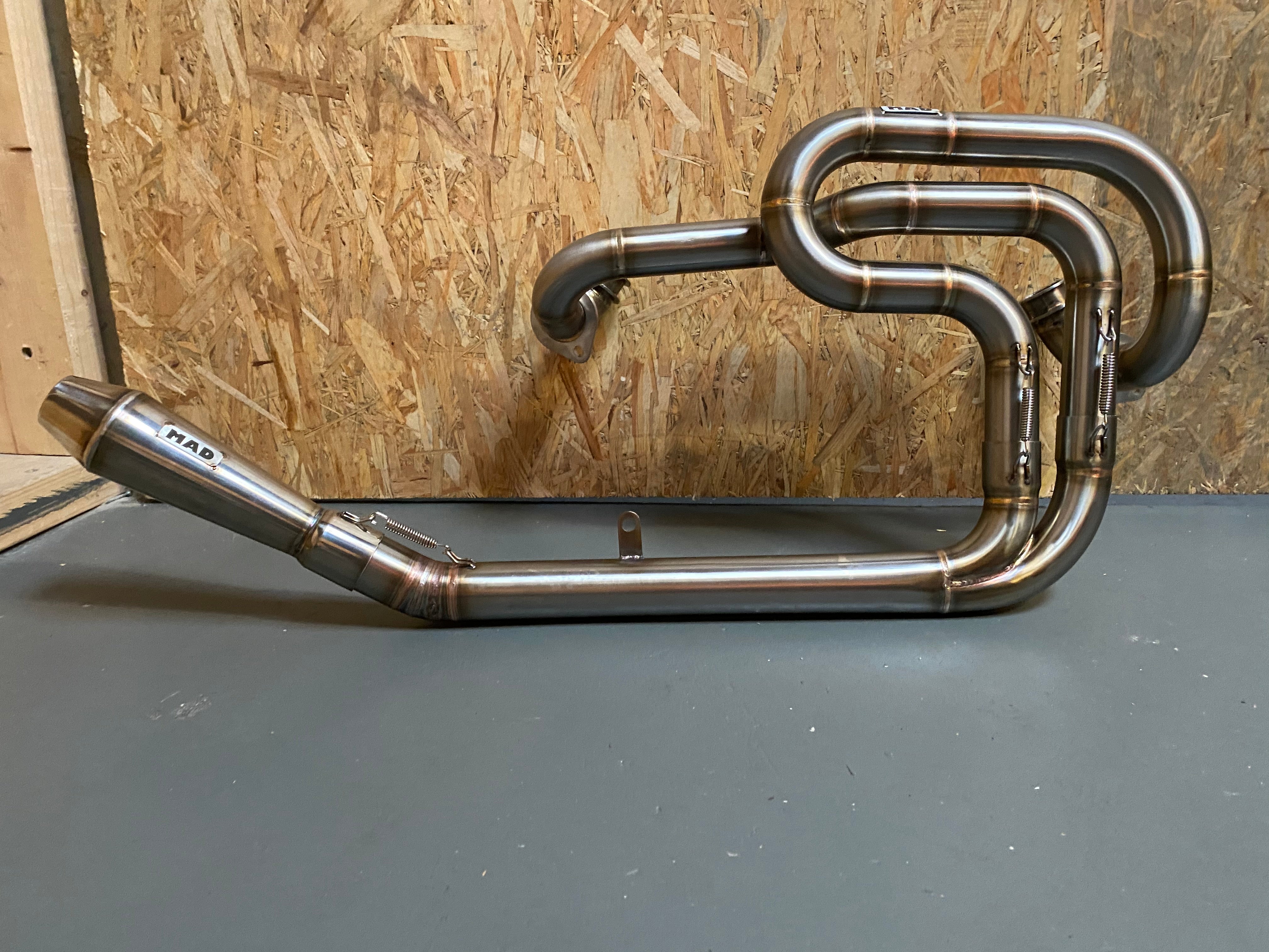 Small cone muffler - MAD Exhausts