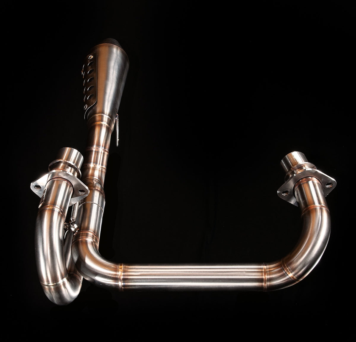 Honda CX GL Scrambler 2 in 1 system - MAD Exhausts