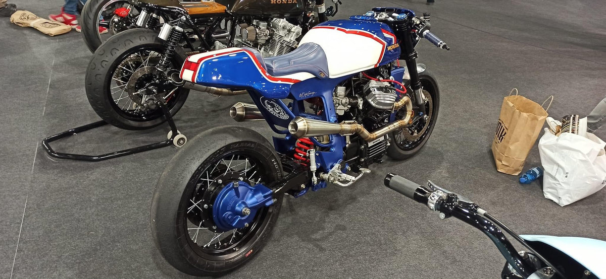 Honda CX GL Scrambler 2 in 2 exhaust - MAD Exhausts