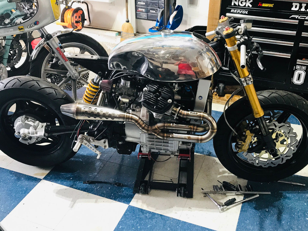 Honda CX GL Scrambler 2 in 1 Exhaust - MAD Exhausts
