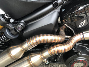 Indian Scout 1250 Down swept Exhaust System (2025) - MAD Exhausts