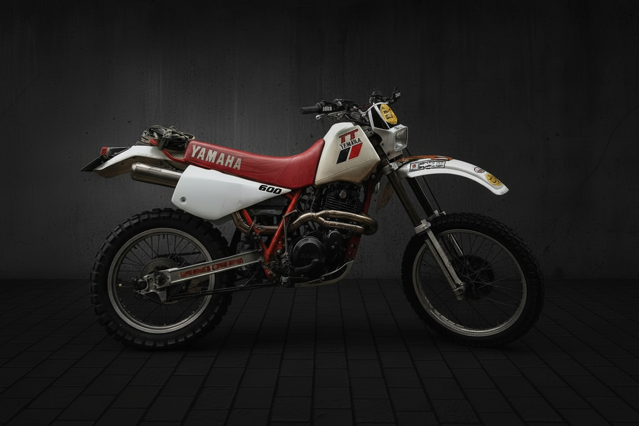 Yamaha TT600 - XT600 replacement exhaust - MAD Exhausts