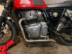 Exhaust Royal Enfield 650 GT - Double Slash - MAD Exhausts