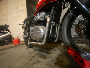 Exhaust Royal Enfield 650 GT - Double Slash - MAD Exhausts