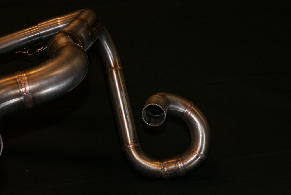 BMW R-series scrambler exhaust (R65, R80, R100)  (ex. VAT) - MAD Exhausts