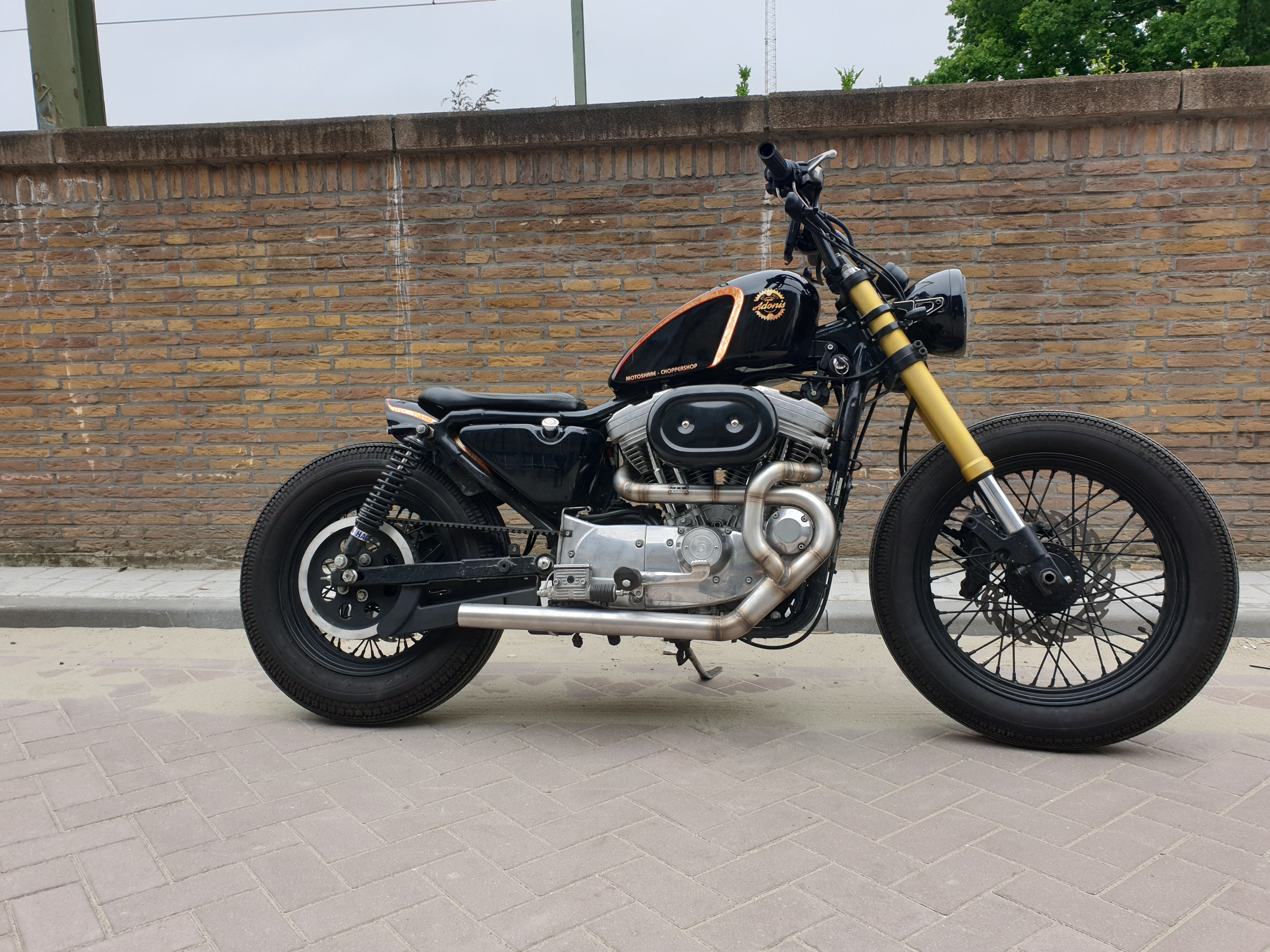 Harley Davidson Sportster Eleanor exhaust  (ex. VAT) - MAD Exhausts