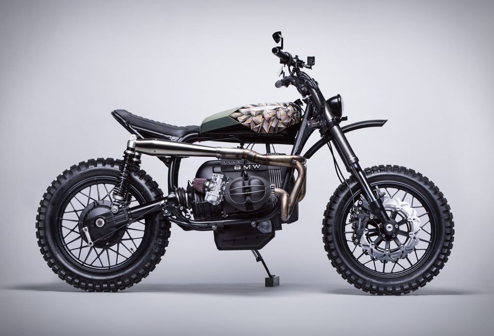Custom R80 Exhaust BMW R-series scrambler exhaust (R65, R80, R100) (ex. VAT) | MAD Exhausts