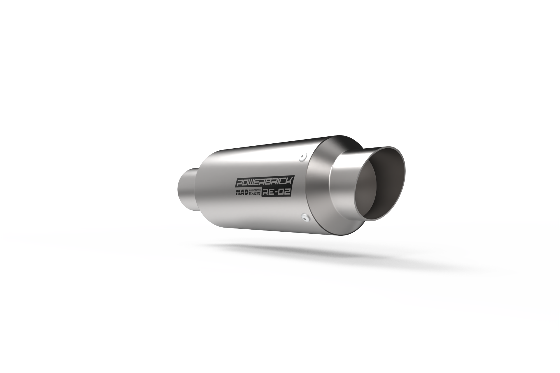 Powerbrick RE-02 High quality muffler - MAD Exhausts