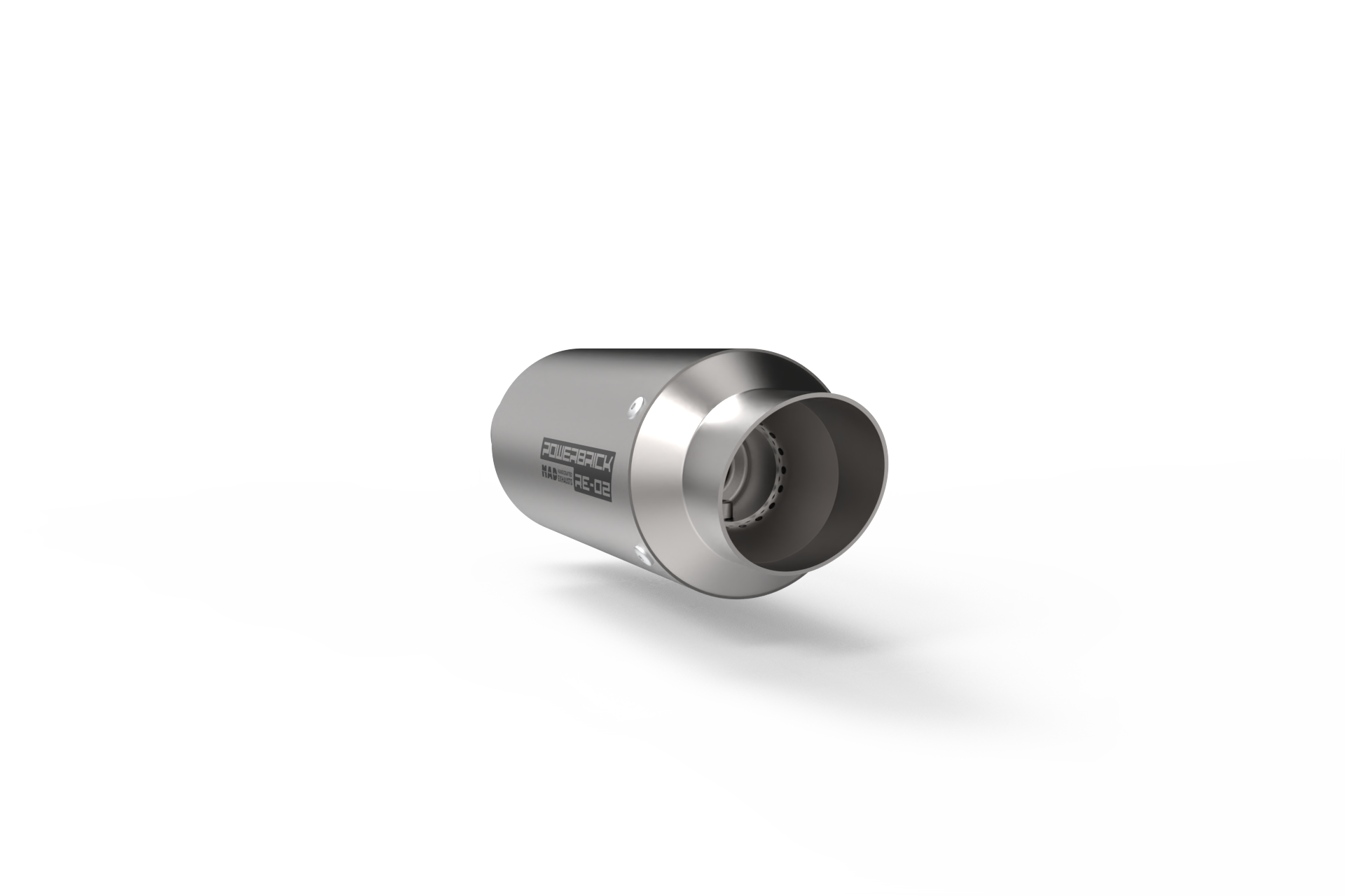 Powerbrick RE-02 High quality muffler - MAD Exhausts