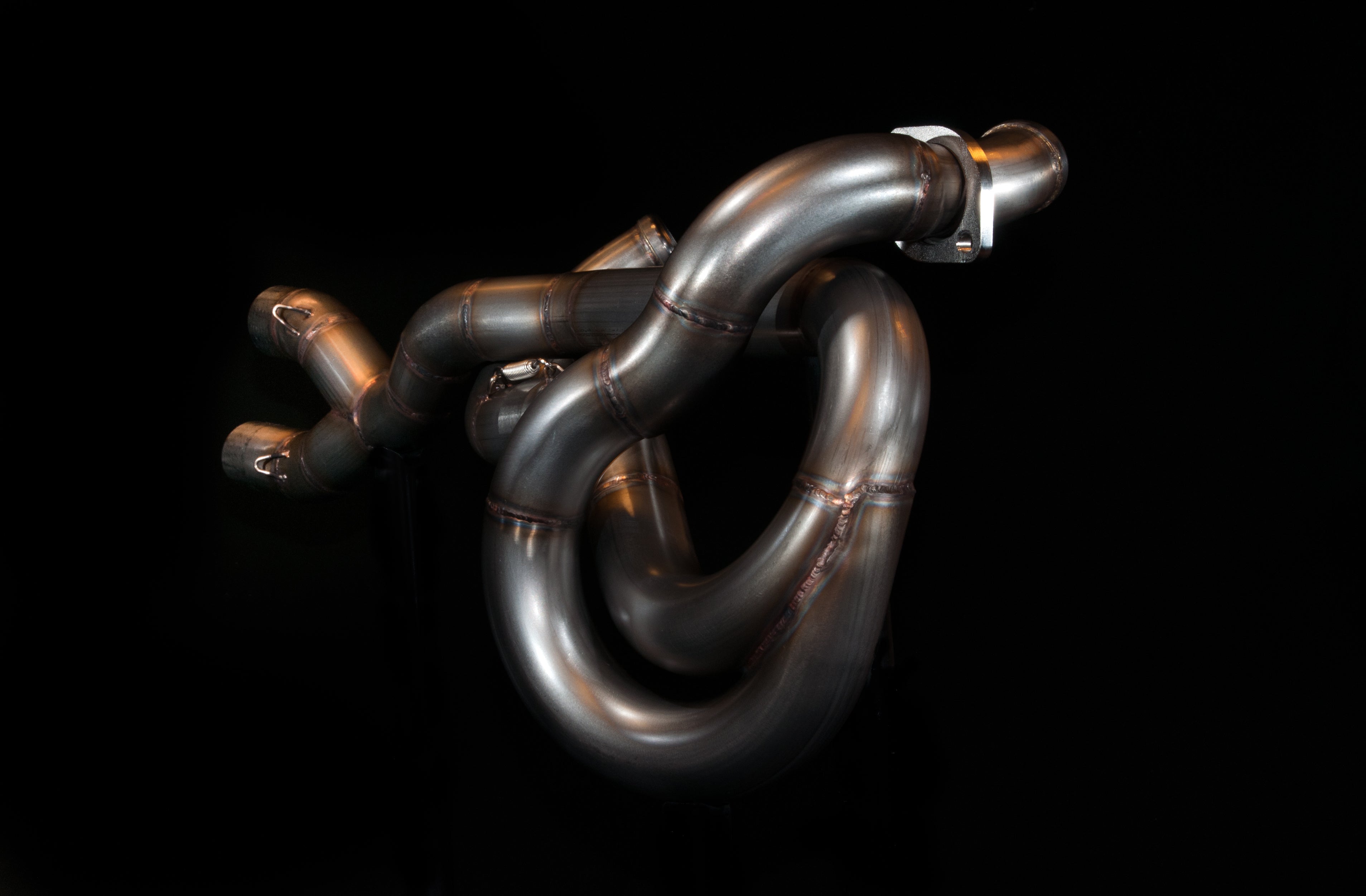 Harley Davidson Sportster Exhaust 'Twisted'  (ex. VAT) - MAD Exhausts