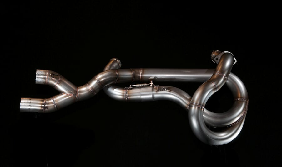 Harley Davidson Sportster Exhaust 'Twisted'  (ex. VAT) - MAD Exhausts