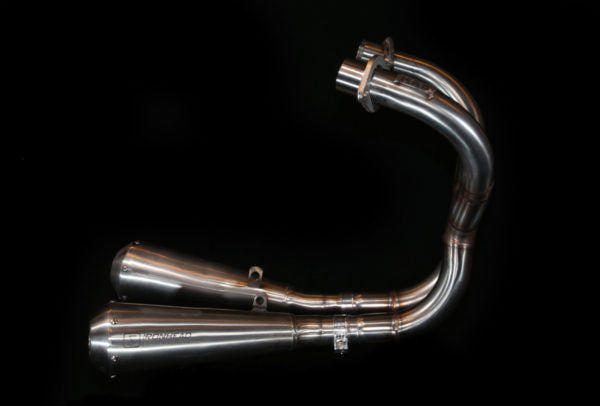 Honda CX GL custom Exhaust 'V for Victory'  (ex. VAT) - MAD Exhausts