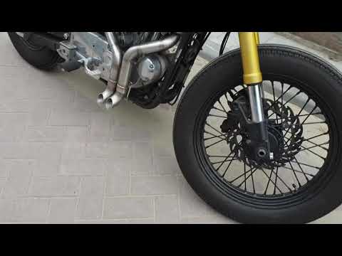 Sound clip video of the MAD Exhausts Shorty exhaust on a Harley-Davidson Sportster 1200