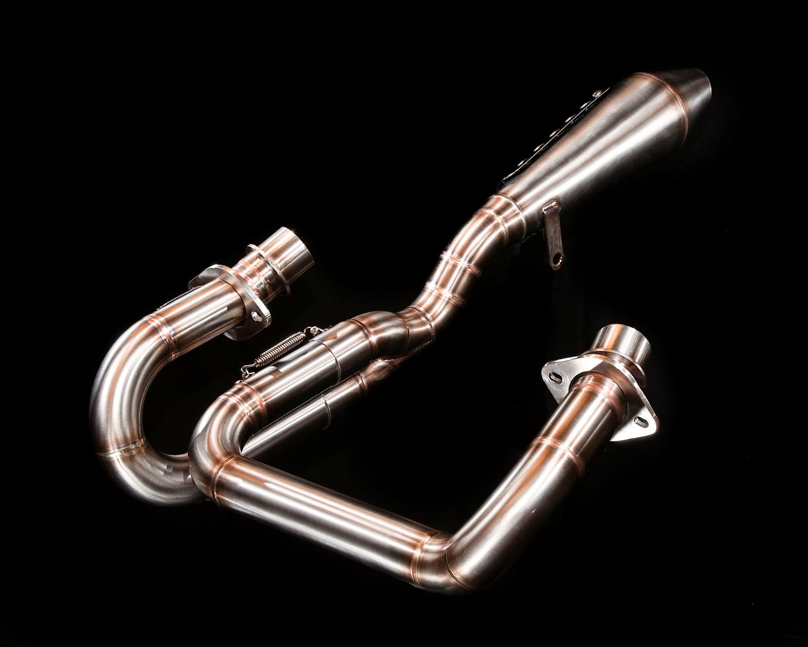 Honda CX GL Scrambler 2 in 1 system - MAD Exhausts