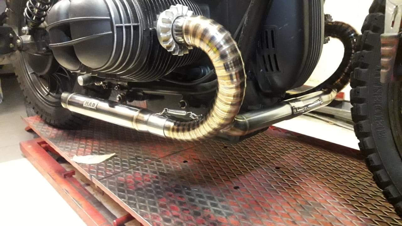 BMW R80 or BMW R100 bobber exhausts  (ex. VAT) - MAD Exhausts