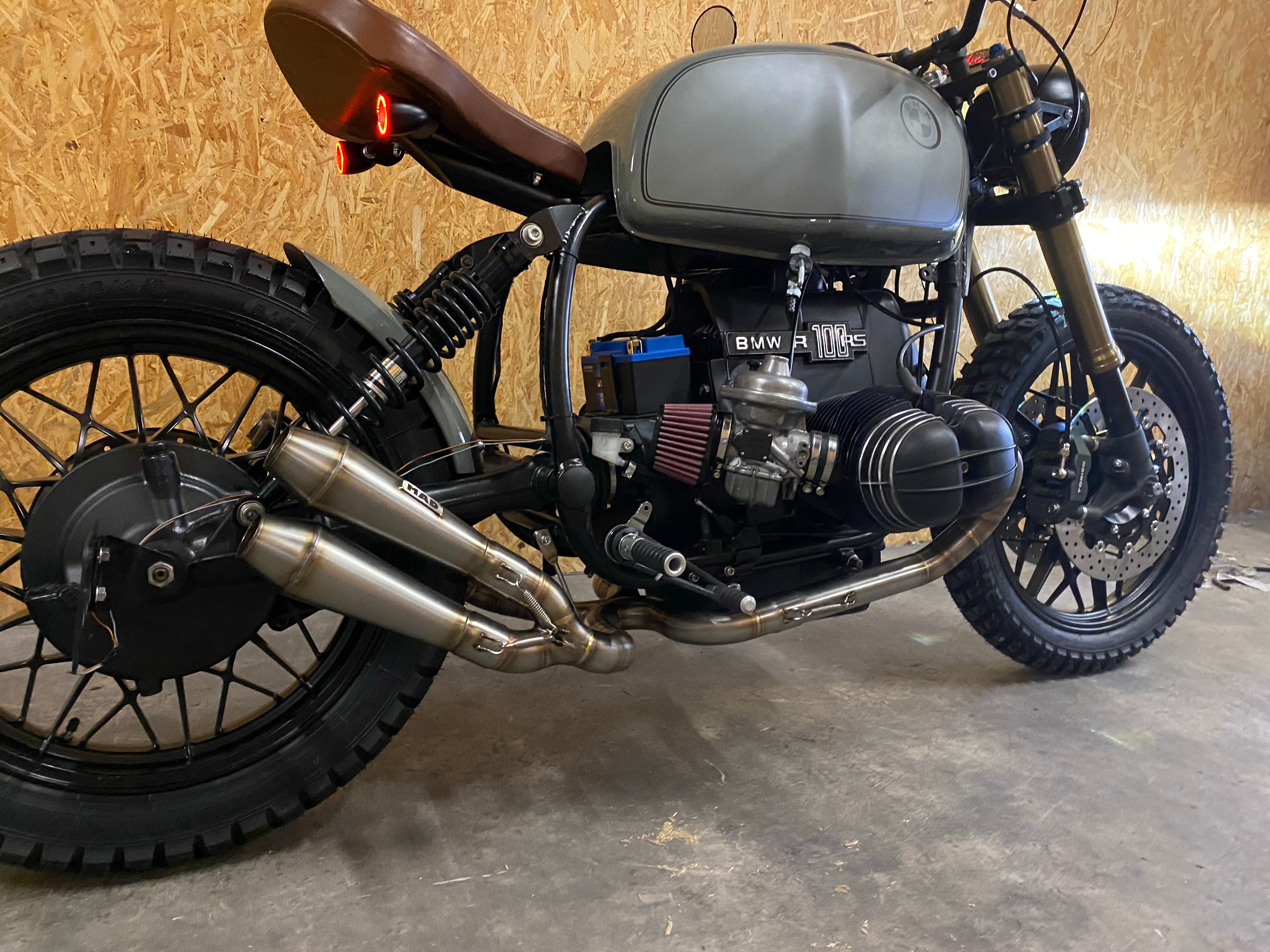 Small cone muffler - MAD Exhausts