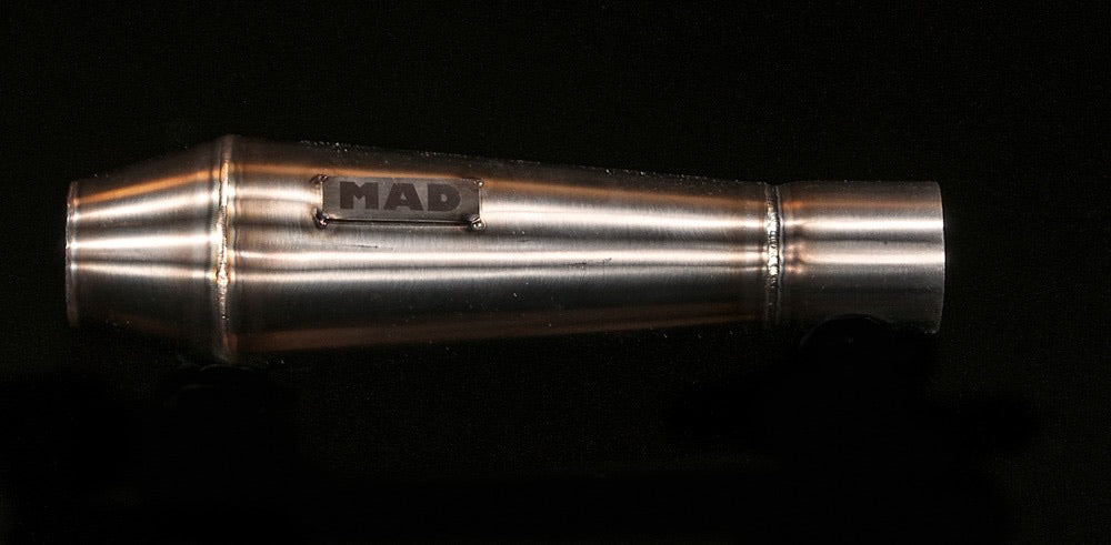 Small cone muffler - MAD Exhausts