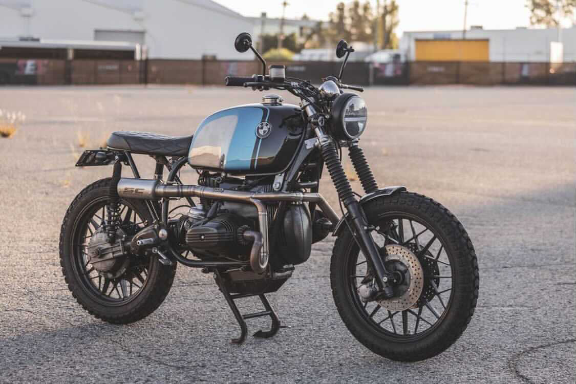 BMW R-series scrambler exhaust (R65, R80, R100)  (ex. VAT) - MAD Exhausts