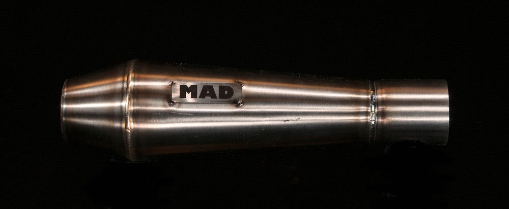 Small cone muffler - MAD Exhausts