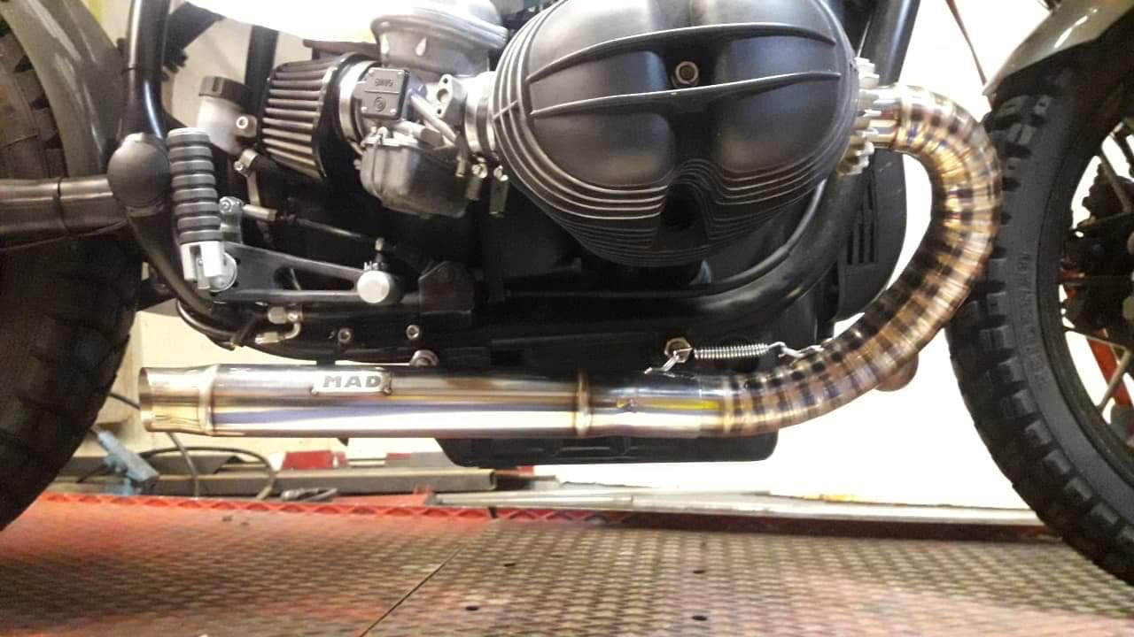 BMW R80 or BMW R100 bobber exhausts  (ex. VAT) - MAD Exhausts