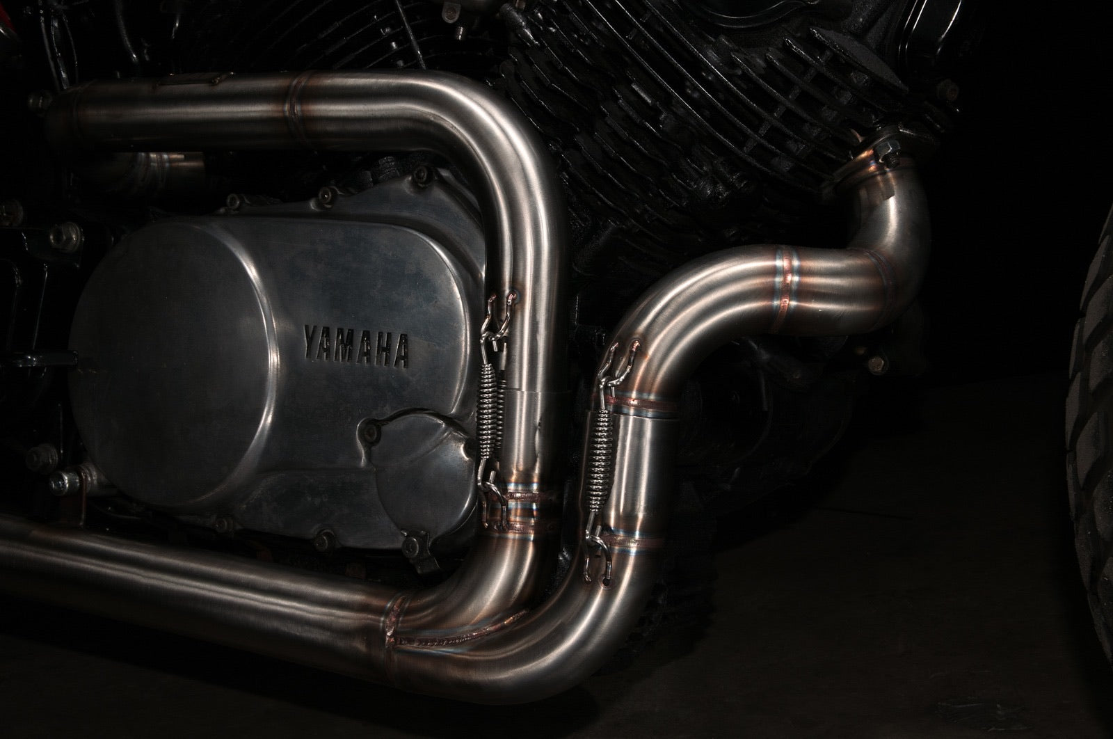 Yamaha XV750, XV920, XV1000 TR1 custom exhaust