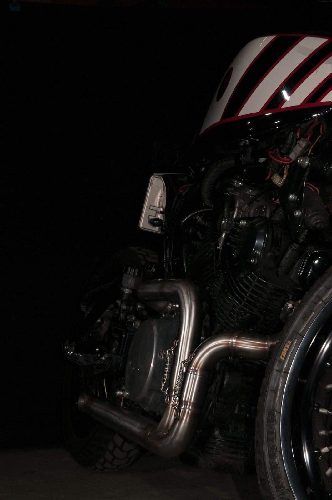 Yamaha XV and TR1 SLASHCUT exhaust (ex. VAT) - MAD Exhausts
