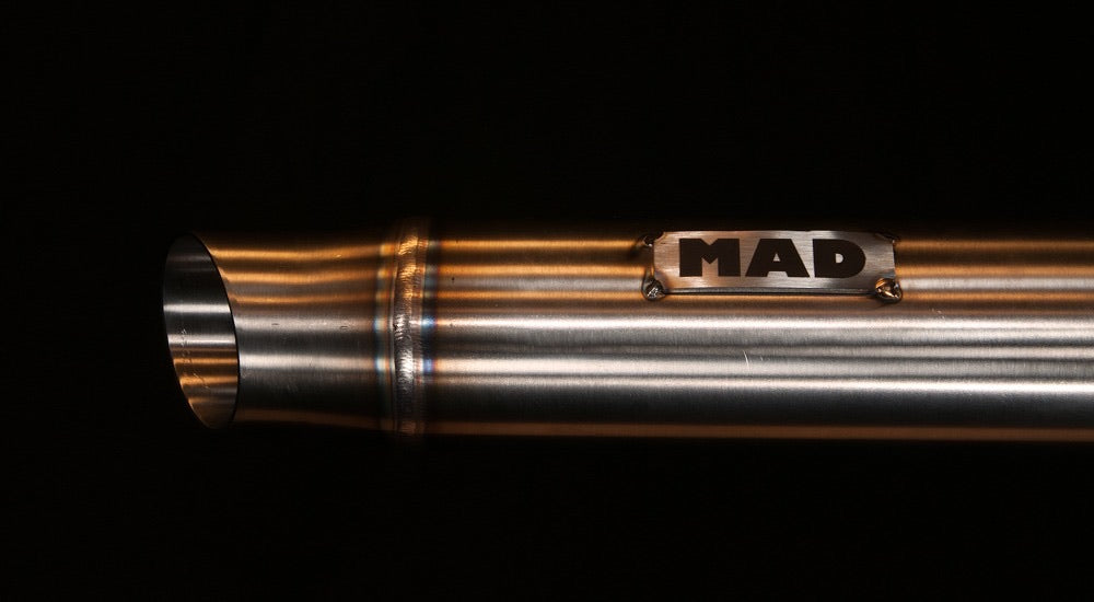 SEMI SLASHCUT muffler - MAD Exhausts