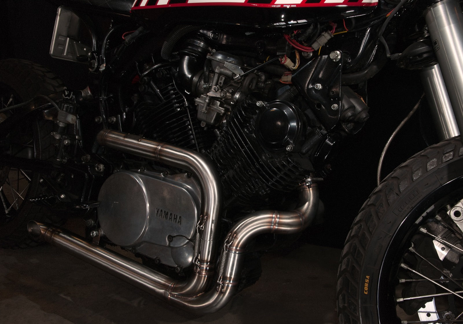 Yamaha XV and TR1 SLASHCUT exhaust (ex. VAT) - MAD Exhausts