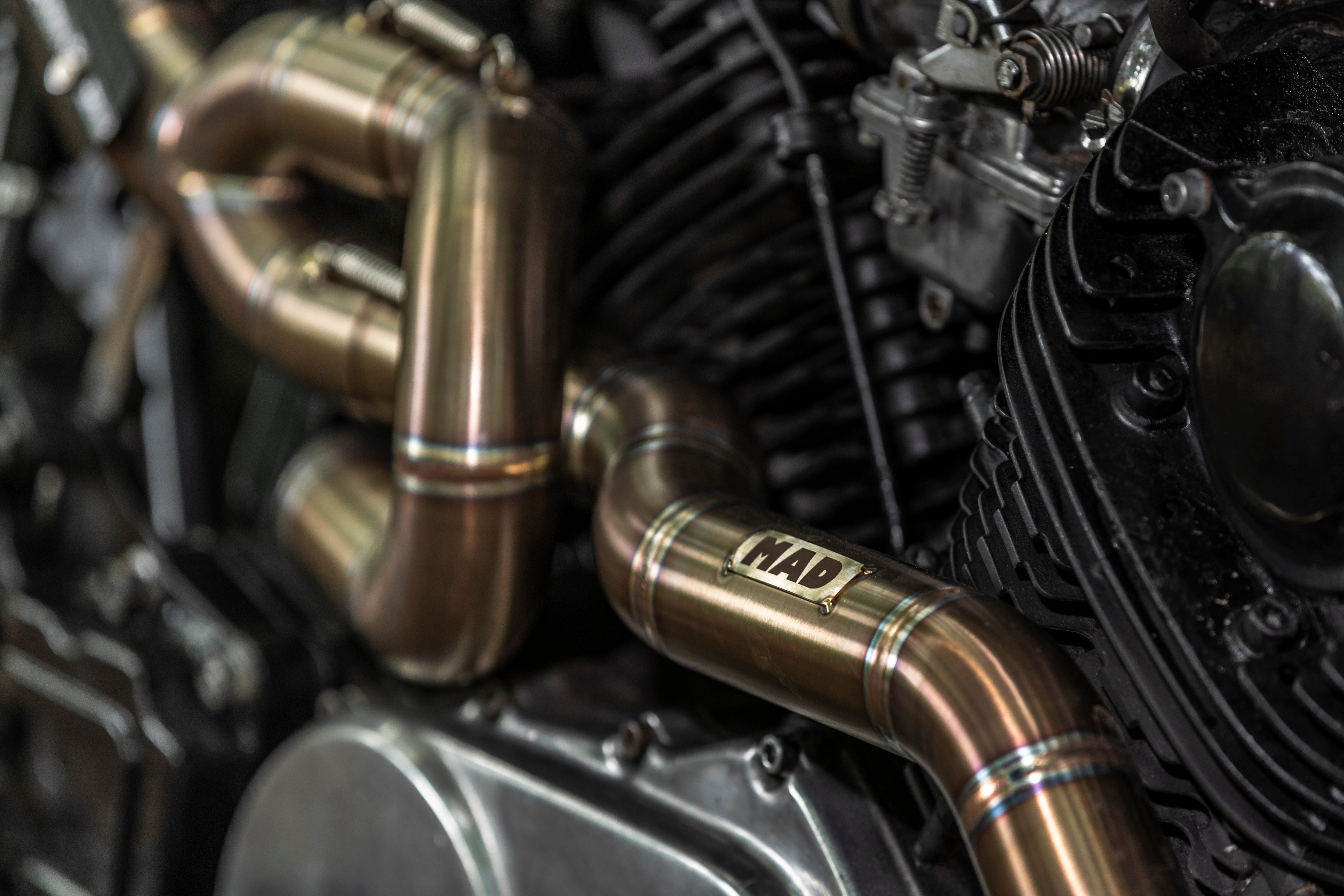 Yamaha XV/virago scrambler exhaust(ex. VAT) - MAD Exhausts