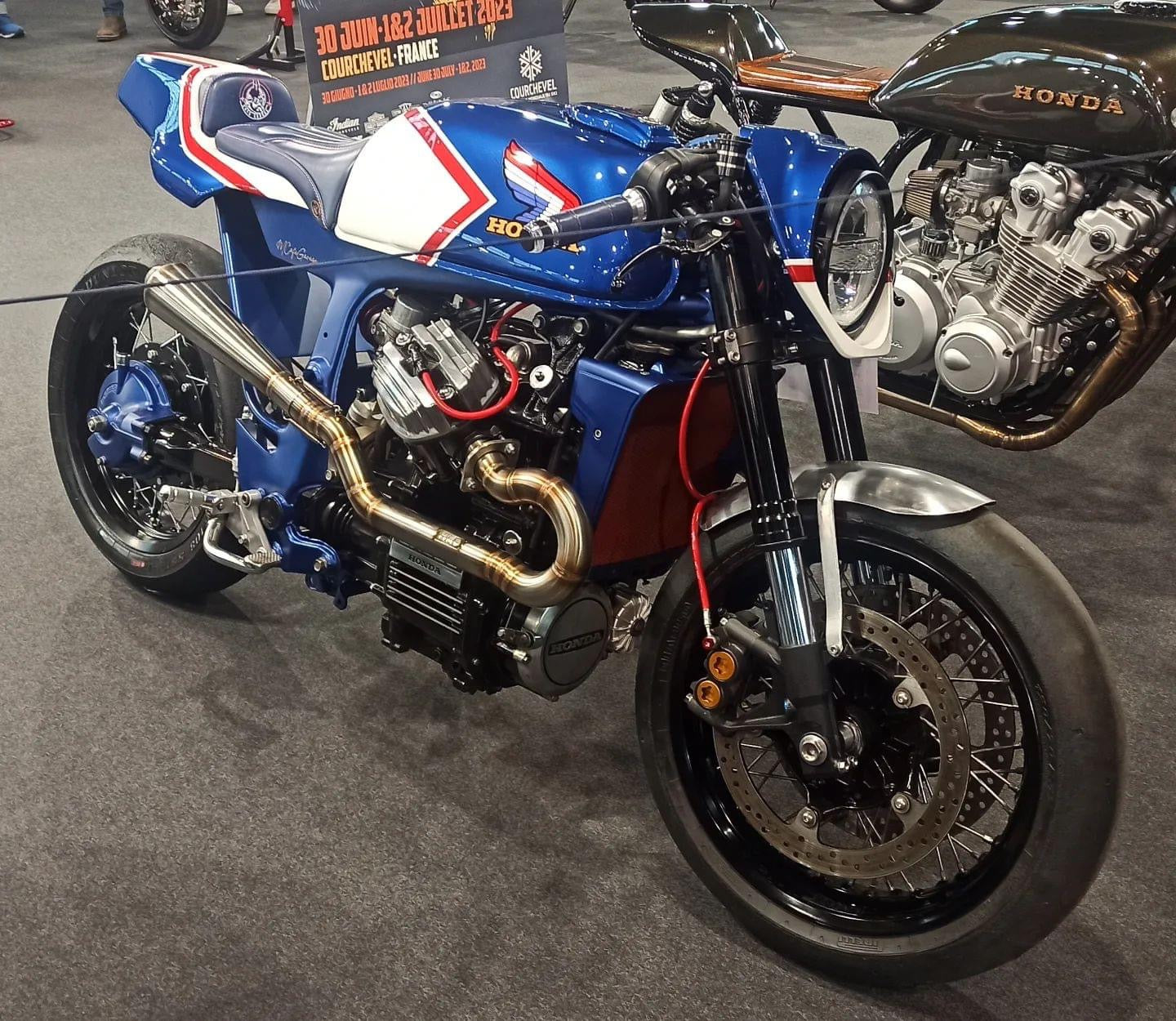 Honda CX GL Scrambler 2 in 2 exhaust - MAD Exhausts