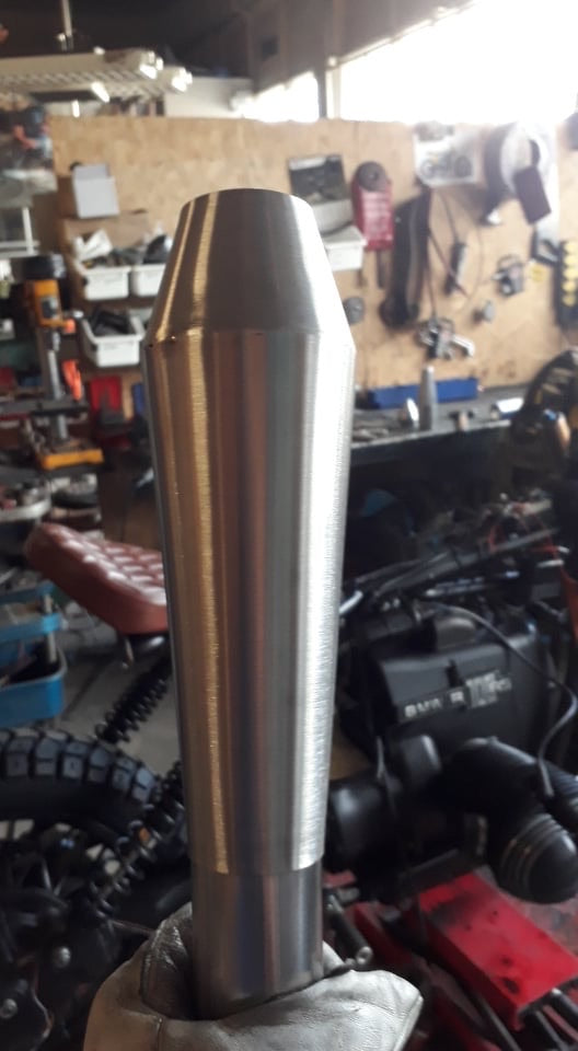 Small cone muffler - MAD Exhausts