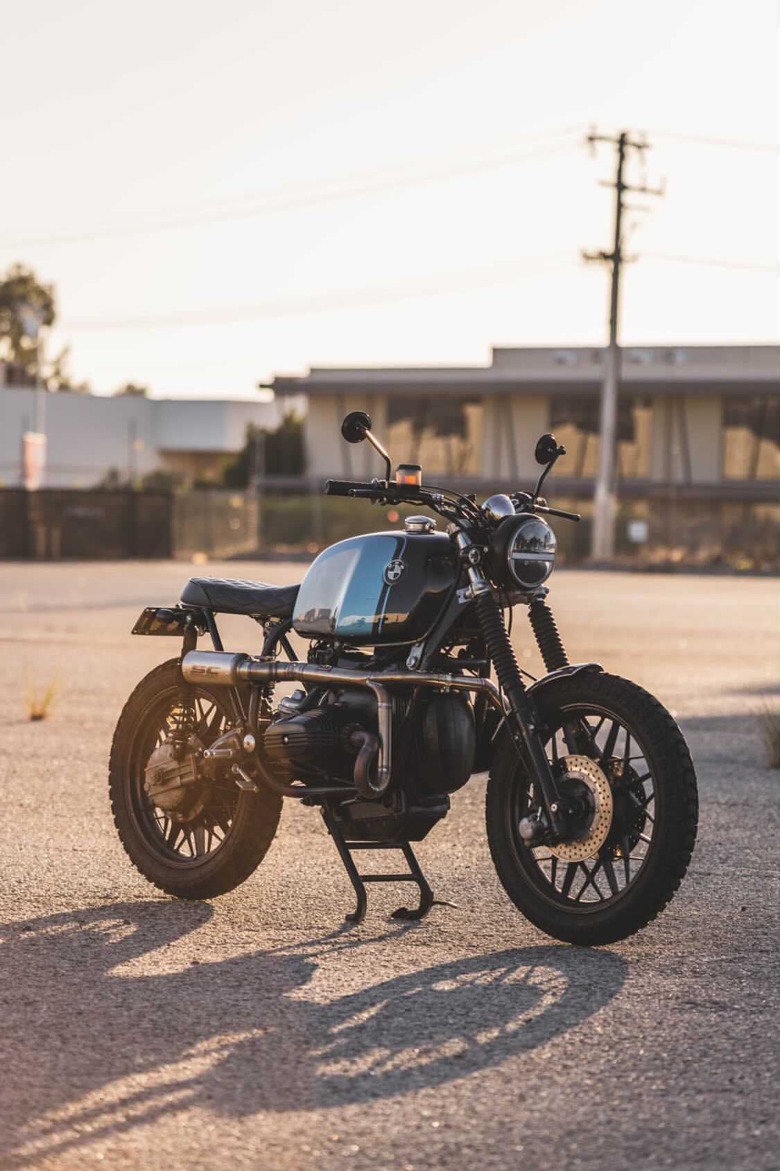 BMW R-series scrambler exhaust (R65, R80, R100)  (ex. VAT) - MAD Exhausts